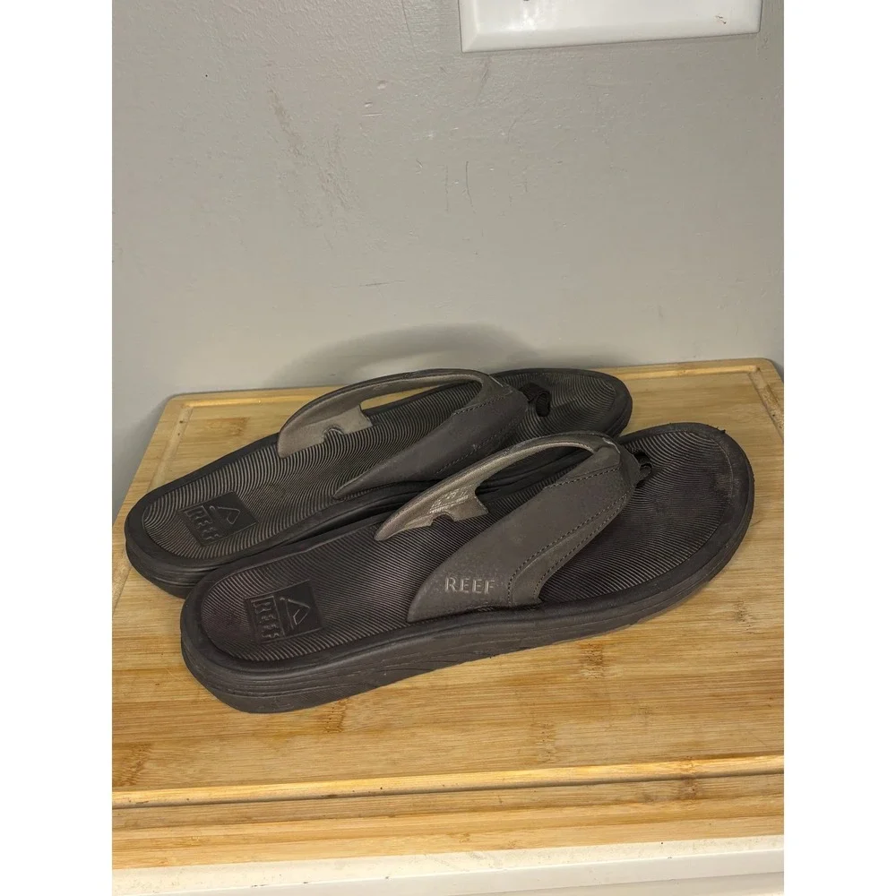 Reef Fanning Brown Flip Flop Sandals Mens Size 11 C-19 EPC